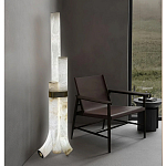 Торшер геометрический с тремя мраморными плафонами Marble Tripod варинант исполнения - 6 | Loft Concept в Барнауле