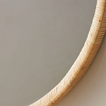 Зеркало круглое в раме из ротанга Wickerwork варинант исполнения - 2 | Loft Concept в Барнауле