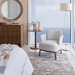 Приставной стол в шпоне ореха Elega варинант исполнения - 6 | Loft Concept в Барнауле