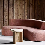 Дизайнерский журнальный стол полукруглой формы Pokun варинант исполнения - 4 | Loft Concept в Барнауле