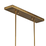 Люстра прямоугольная из толстого литого стекла Cast Glass варинант исполнения - 5 | Loft Concept в Барнауле