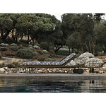 Шезлонг на металлическом каркасе с регулируемой спинкой GUELL Sunbed варинант исполнения - 9 | Loft Concept в Барнауле