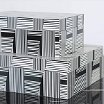Набор из двух шкатулок Noe Black White Box варинант исполнения - 3 | Loft Concept в Барнауле