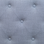 Изголовье кровати серое с мягкой обивкой из рогожки Emma Headboard варинант исполнения - 3 | Loft Concept в Барнауле