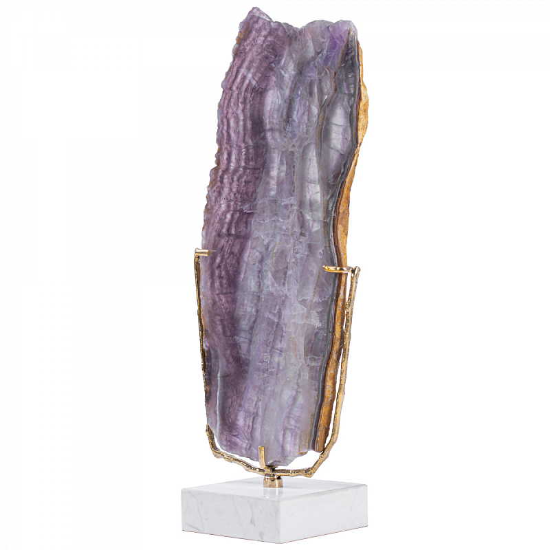 Plaque fluorite pourpre Аксессуар камень Флюорит Сиреневый Золотой Plaque fluorite pourpre Аксессуар камень Флюорит Сиреневый Золотой в Барнауле | Loft Concept