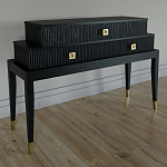 Премиальная Консоль с тремя ящиками Elsa Dreams Black варинант исполнения - 1 | Loft Concept в Барнауле