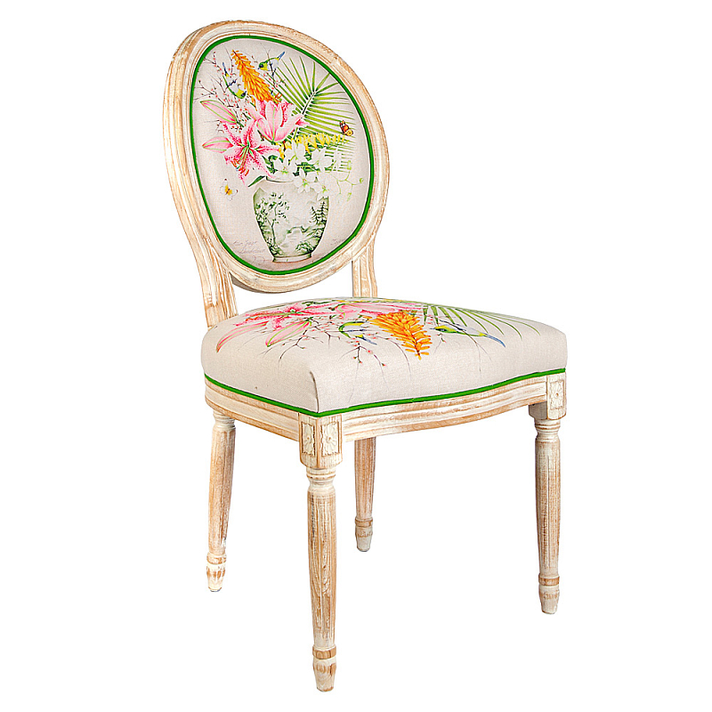Стул Bouquet of Lilies Stool Бежевый Мульти в Барнауле | Loft Concept 