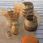 Корзина из плетеного морского тростника Leta Wicker Basket варинант исполнения - 5 | Loft Concept в Барнауле