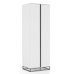 Двухдверный шкаф белого цвета Strict Lines варинант исполнения - 2 | Loft Concept в Барнауле