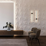 Гипсовая 3D Панель D-01 варинант исполнения - 1 | Loft Concept в Барнауле