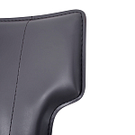 Стул серый из искуственной кожи на 4-х ножках Enigma Gray варинант исполнения - 4 | Loft Concept в Барнауле