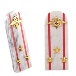 Сувенир Погон МВД из натурального камня мрамор Souvenir Epaulets варинант исполнения - 7 | Loft Concept в Барнауле