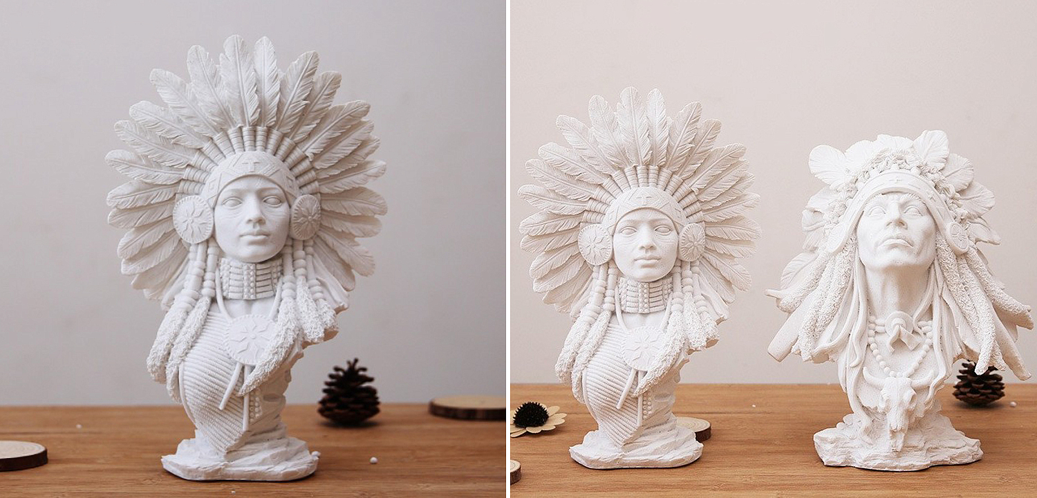 Native american indian figurine B Native american indian figurine B - Loft-Concept в Барнауле