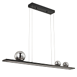 Светодиодная линейная люстра IONA Сhandelier black 103 варинант исполнения - 2 | Loft Concept в Барнауле