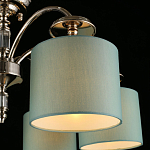 Люстра потолочная Nikoletta с бирюзовым плафоном варинант исполнения - 4 | Loft Concept в Барнауле