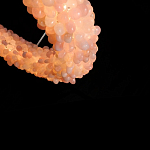 Люстра кольцевая с частичками натурального горного хрусталя Crystal Shimmer варинант исполнения - 4 | Loft Concept в Барнауле