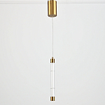 Подвесной светильник в форме цилиндра Trumpet Tube Brass варинант исполнения - 3 | Loft Concept в Барнауле