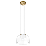 Подвесной светильник с куполообразным прозрачным стеклянным плафоном Grada Light варинант исполнения - 5 | Loft Concept в Барнауле