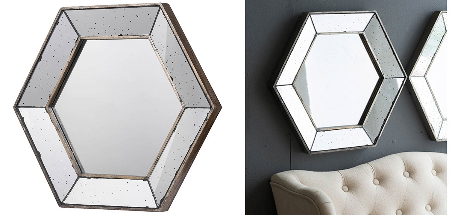 Зеркало Hexagonal Mirror Зеркало Hexagonal Mirror - Loft-Concept в Барнауле