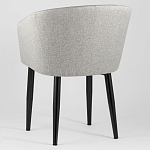 Мягкое кресло на металлических ножках Shaggy Grey варинант исполнения - 5 | Loft Concept в Барнауле