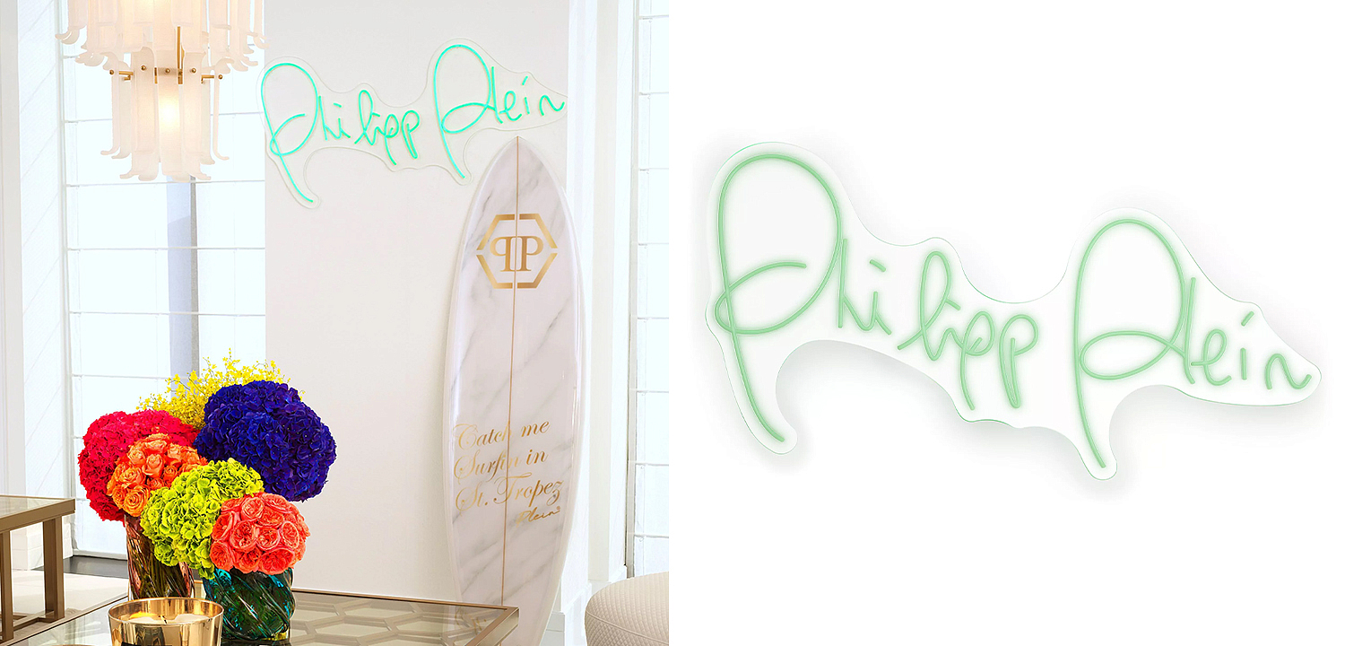 Неоновая настенная лампа Neon Philipp Plein Неоновая настенная лампа Neon Philipp Plein - Loft-Concept в Барнауле