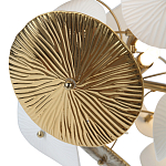Люстра с белыми и золотистыми цветами Dahlia Flowers Lamp варинант исполнения - 6 | Loft Concept в Барнауле