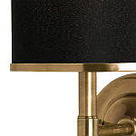 Бра с черным цилиндрическим абажуром Mid Century варинант исполнения - 1 | Loft Concept в Барнауле