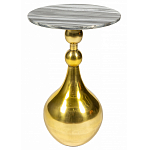 Кофейный столик с мраморной столешницей Sleeve Arabia варинант исполнения - 1 | Loft Concept в Барнауле