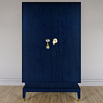 Платяной шкаф Elsa Dreams Blue с 2-мя фасадами варинант исполнения - 5 | Loft Concept в Барнауле