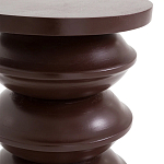 Фигурный приставной столик бордового цвета  AMORPHOUS варинант исполнения - 3 | Loft Concept в Барнауле