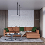 Торшер черного цвета с круглым основанием и вытянутым поворотным плафоном Trumpet tube варинант исполнения - 4 | Loft Concept в Барнауле