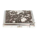 Портсигар на 20 сигарет с газовой зажигалкой из натурального камня Флогопит Stone Cigarettes Cases варинант исполнения - 2 | Loft Concept в Барнауле