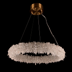 Люстра круглая с натуральным горным хрусталем Crystal Shimmer варинант исполнения - 3 | Loft Concept в Барнауле