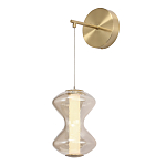 Бра светодиодное с стеклянным волнообразным плафоном Amphora of Light варинант исполнения - 3 | Loft Concept в Барнауле