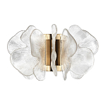 Бра с крупными прозрачными лепестками с рельефной поверхностью Ethereal Bloom варинант исполнения - 1 | Loft Concept в Барнауле