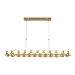 Люстра овальная с круглыми светодиодными источниками света Maxine Light варинант исполнения - 4 | Loft Concept в Барнауле