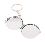 Зеркало брелок карманное двухстороннее из натурального камня Оникс Silver Stone Mirrors варинант исполнения - 6 | Loft Concept в Барнауле