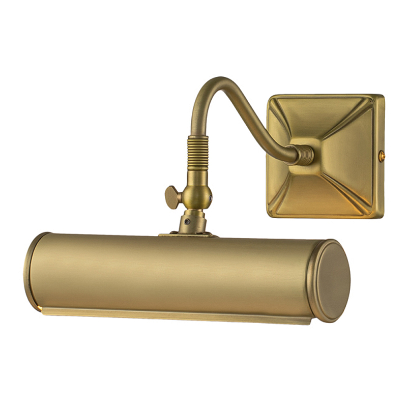 Светильник для картин с коротким цилиндрическим плафоном Elstead Lighting Латунь Бронза в Барнауле | Loft Concept 