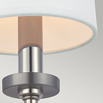 Бра для ванных комнат с белым тканевым цилиндрическим плафоном Feiss варинант исполнения - 2 | Loft Concept в Барнауле