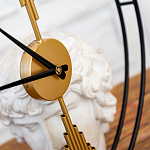 Часы настенные круглые из металла Mirror Tower Clock варинант исполнения - 2 | Loft Concept в Барнауле