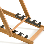 Шезлонг из акации и ткани Argentina варинант исполнения - 9 | Loft Concept в Барнауле