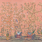 Обои ручная роспись Belvoir Apricot  варинант исполнения - 1 | Loft Concept в Барнауле