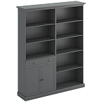 Двойной стеллаж с ящиком и 2-мя дверцами Percent Rack варинант исполнения - 2 | Loft Concept в Барнауле