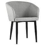 Мягкое кресло на металлических ножках Shaggy Grey варинант исполнения - 1 | Loft Concept в Барнауле