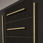 Буфет Primo с тремя ящиками и двумя фасадами Темный орех варинант исполнения - 7 | Loft Concept в Барнауле