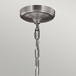 Люстра двухъярусная с белыми матовыми стеклянными плафонами в форме винных бокалов Feiss варинант исполнения - 6 | Loft Concept в Барнауле