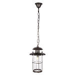 Уличный подвесной светильник с цилиндрическим плафоном на цепи Elysian Lanterns варинант исполнения - 1 | Loft Concept в Барнауле