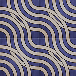 Дизайнерская плитка с узором Круги  варинант исполнения - 1 | Loft Concept в Барнауле