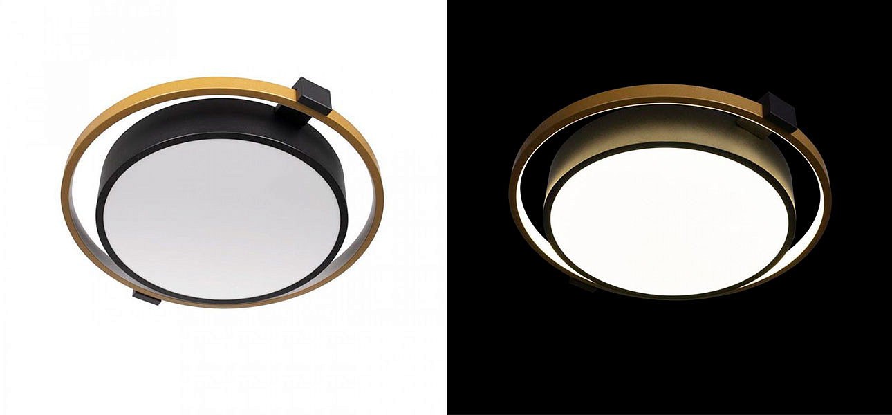 Потолочный светильник Gold Round Saturn Потолочный светильник Gold Round Saturn - Loft-Concept в Барнауле