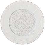 Обеденный сервиз белого цвета из фарфора на 6 персон 23 предмета Floral Charm варинант исполнения - 1 | Loft Concept в Барнауле